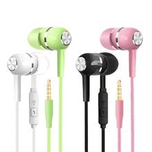 S12 3.5mm Wired Earphone Super Bass Colorful Headset Sports Earbuds with Microphone for Computer Mobilephone Tablet Pad 2024 - buy cheap