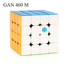GAN460M 4x4x4 Магнитный магический куб, профессиональный GAN460M Neo cube, скоростная головоломка, GAN Magent, cubo magico 2024 - купить недорого