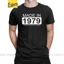 Man's Made In 1979 Limited Edition Legend Born In 1979 Birthday T-Shirt Short Sleeved Tops Cotton Tee Shirt Plus Size T Shirt 2024 - buy cheap