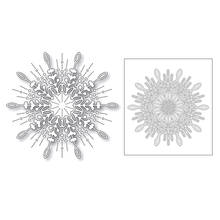 2020 New Winter Christmas Snowflake and Fireworks Embossing  Metal Cutting Dies For Making Greeting Card Scrapbooking No Stamps 2024 - buy cheap