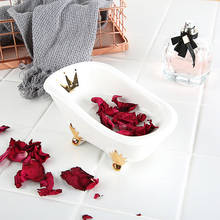 NEWYEARNEW 1 штука керамическая мыльница держатель для посуды креативная коробка для ванной душевая тарелка европейский стиль подарок для ванной 2024 - купить недорого