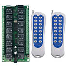 Controle de rádio sem fio 1000m, longo alcance, 12v, 24v, 16ch, rf, sistema de interruptor, 315/433 mhz, transmissor + receptor - especificações