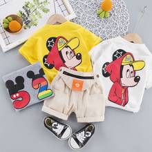 Baby New Summer Cartoon Clothing Children Boys Girls Print Vest Shorts 2Pcs/sets Kids Infant Clothes Toddler Casual Sportswear 2024 - buy cheap