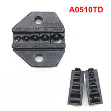 Обжимной штамповочный набор A0510TD обжимные челюсти для неизолированных кабельных наконечников 22-8AWG 0,5-10mm2 2024 - купить недорого
