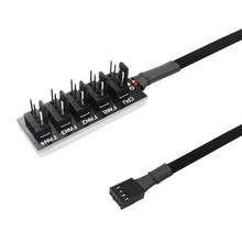 40cm 1 to 5 4-pins Molex TX4 PWM Fan CPU Hub Computer PC Case Chasis Cooler Power Extension Cable Splitter Adapter Controller 2024 - buy cheap