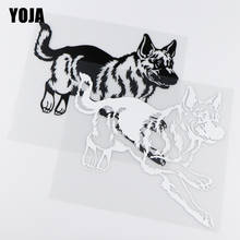 YOJA 19.8X18.7CM Funny Car Sticker Vinyl Decal Animal Pattern German Shepherd Dog On Board ZT2-0057 2024 - buy cheap