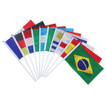 Канадский флаг, бразильский флаг, Испанский флаг, итальянский флаг, принт в полоску, мода 30,5*21*0,5 см, терилен, нейлон, Национальный флаг 2024 - купить недорого