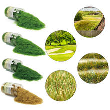 One bottle 35g 8mm Electrostatic Grass CFA7 Turf Flock Lawn Nylon Static Grass Powder Miniature Scenery Architectural Layout 2024 - buy cheap