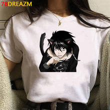 Death Note tshirt t-shirt female grunge aesthetic casual harajuku kawaii tshirt couple clothes graphic tees women 2024 - buy cheap