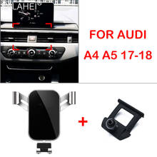 Mobile Phone Holder For Audi A4 2019 2018 2017 Dashboard Mount GPS Phone Holder Clip Clamp Stand In Car For Iphone Xiaomi Huawei 2024 - buy cheap