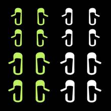 8 Pcs/Set Vehicle Car Door Open Exit Sticker Decal Fit For Tesla Model 3 Car Interior Decoration Sticker Accessories 2024 - buy cheap