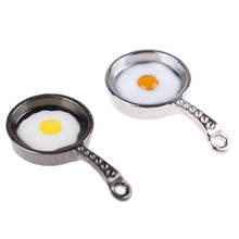 1/12 Scale Dollhouse Miniature Metal Frypan Frying Pans Cooking Pot Cookware Kitchen Accessory High Quality 2024 - buy cheap