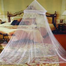 8 Colors Summer Round Lace Insect Bed Canopy Netting Curtain Polyester Mesh Fabric Home Textile Elegant Hung Dome Mosquito Net 2024 - buy cheap
