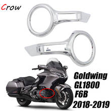 Chrome Fog Light Trim Rings case for HONDA Goldwing GL1800 2018-2019 F6B 2018 2019 2020 2024 - buy cheap