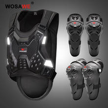 WOSAWE Moto Racing Motocross Protective Guards Gear Motorbike MTB Knee Elbow Pads Motorcycle Body Armor Chest Protector Brace 2024 - buy cheap