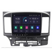 Android10 10.2" Car CD DVD player GPS navigation for Mitsubishi Lancer 10 EVO X Galant Fortis 2007-2012 auto stereo radio DSP 2024 - buy cheap