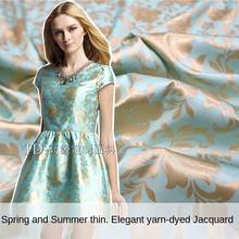 Весна-лето 2021, тонкое трехмерное окрашенное жаккардовое платье, ветровка, пальто, модная ткань, жаккардовая ткань 2024 - купить недорого