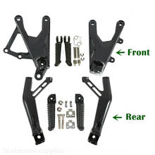 Motorcycle Front Rear Passenger Footrest FootPegs Bracket For Yamaha YZF R1 R1S R1M 2015-2018 2016 2017 2024 - buy cheap