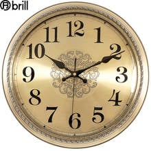 Nordic Large Wall Clock Vintage Metal Gold Modern Shabby Chic Clocks Wall Home Decor Living Room Office Decoration Modern Reloj 2024 - buy cheap