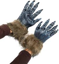 Halloween Mask Latex Animal Headgear Adult Funny Black Gorilla Horror Mask Glove Set Costumes Cosplay 2024 - buy cheap