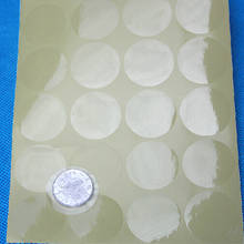 1000pcs 32x32mm custom transparent self adhesive sticker box bottle lids clear sealing packing labels seal tapes 2024 - buy cheap