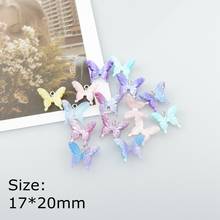 Cute Butterfly Charms Resin Flat Back Cabochon Bracelets Necklace Earrings Making Accessories DIY Jewelry Pendants 2024 - buy cheap