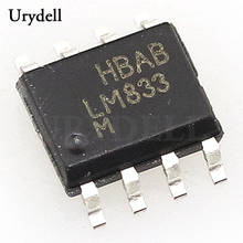 10pcs LM833M LM833MX Dual Audio Operational Amplifier SOP-8pin New and Original 2024 - buy cheap