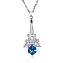 ZEMIOR 925 Sterling Silver Pendant Necklaces Women Rhombus Simplicity Austria Crystal And Cubic Zirconia Necklace Fine Jewelry 2024 - buy cheap