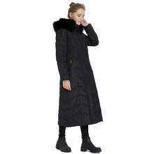 Abrigo de plumón de pato blanco para mujer, chaqueta acolchada Coreana de talla grande con cuello de piel de zorro con capucha, ropa de invierno 90% YY1985 2024 - compra barato