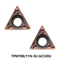 Original TPMT TPMT080204N-SU TPMT110304N-SU TPMT110308N-SU AC530U Carbide Inserts TPMT080204 TPMT110304 TPMT110308 Lathe Cutter 2024 - buy cheap