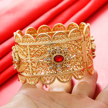 Dubai bangle para as mulheres indiano pulseira áfrica bola jóias cor de ouro pulseira & pulseira etíope casamento da noiva jóias 2024 - compre barato