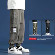 Harajuku Fashion Men's Pants Hip Hop Pure Color Streetwear Cargo Pants Men Casual Men Clothing Jogging Pants Sweatpants Trousers 2024 - buy cheap