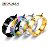 Кольцо для самозащиты SHOUMAN, портативное защитное кольцо для пальцев, для выживания на открытом воздухе, экстренный протектор для разбивания стекла в стиле панк 2024 - купить недорого