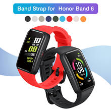 New Silicone Strap For Huawei Honor Band 6 Smart Wristband Women Men Watchband Bracelet Wrist Strap For Honor Band 6 Accessories 2024 - buy cheap
