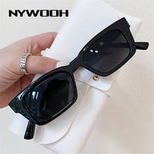 NYWOOH-gafas de sol rectangulares pequeñas para mujer, Retro Vintage anteojos de sol, de diseñador de marca, estilo Hip-Hop, UV400 2024 - compra barato