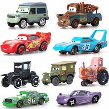 39 estilo relâmpago mcqueen pixar carros 2 3 metal diecast carros disney 1:55 veículo coleção de metal brinquedos do miúdo para crianças menino presente 2024 - compre barato
