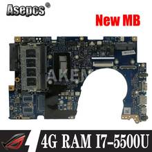 Akemy UX303LAB Laptop motherboard para For Asus UX303LA UX303LB UX303LN UX303LA UX303L U303L mainboard 4G RAM I7-5500U SR23W 2024 - compre barato