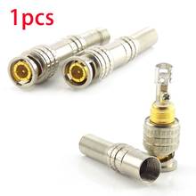 1pc BNC Male Connector adapter twist-on Coaxial RG59 Cable to BNC Male Connector for CCTV camera Accessories J17 2024 - buy cheap