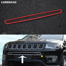 Car Styling Front Bumper Air Vent Intake Cover Decor Protector Trim Frame Strips Fit For Jeep Compass 2017 2018 2024 - buy cheap