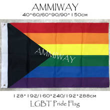 AMMIWAY-banderas y pancartas de cualquier tamaño Demisexual Gay, Combo de Orgullo Gay, bandera LGBT de poliéster arcoíris, Orgullo Gay, paz 2024 - compra barato