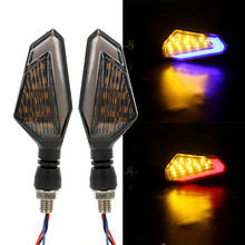 Motorbike Blinker Motorcycle LED Turn Signal Lights Signal Lamp Front Rear Moto Accessories 2Pcs/set DC 12V 2024 - buy cheap