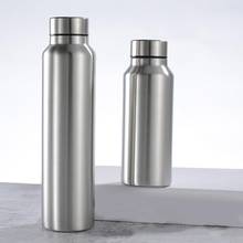 650ML/1000ML Stainless Cola Motion Sports Water Bottle Rugged Water Cup Monolayer Metal Color Cola Drink Bottle Drinkware 2024 - buy cheap