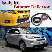 For TOYOTA Urban Cruiser ist For Scion xD xA Bumper Lip / Front Spoiler Deflector For Car View Tuning / Body Kit / Strip Skirt 2024 - купить недорого
