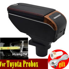 For Toyota Probox armrest box Double doors open 7USB Centre Console Storage Box Arm Rest 2024 - buy cheap