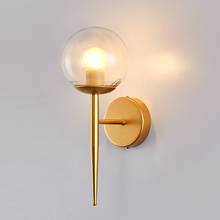 Скандинавский современный настенный светильник золотой E27 настенные лампы для гостиной спальни домашний декор прикроватный настенный светильник для ванной комнаты зеркальный светильник 2024 - купить недорого