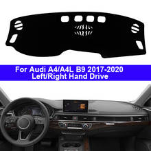 2 Layers Car Dashboard Cover Dash Mat Carpet Cape For Audi A4 A4L B9 2017 2018 2019 2020 LHD RHD Auto  Sunshade Anti-dirty 2024 - buy cheap