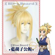 Kohaku Anime Dr.Stone Cosplay Wig Golden Ponytail Heat Resistance Synthetic Hair Costume Wigs+ Free Wig Cap 2024 - buy cheap