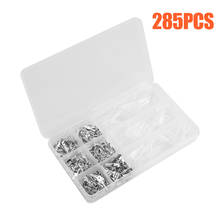285Pcs 2.8/4.8/6.3mm Crimp Terminals Spade Wire Wrap Connector Seal Electrical Wire Terminator Connectors Assorted Kit 2024 - buy cheap