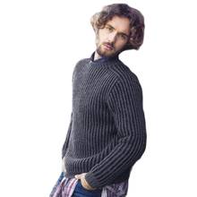 Slim Fit Sweater Men 2022 Spring Autumn O-Neck Knitted Pullover Men Casual Solid Mens Sweaters Pull Homme 2024 - buy cheap