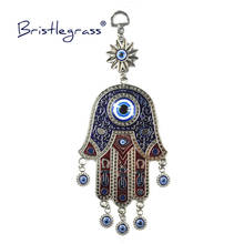 Amuletos de mão hamsa talismã da sorte, talismã turco azul mau olhado, pingente de parede, decoração de proteção 2024 - compre barato